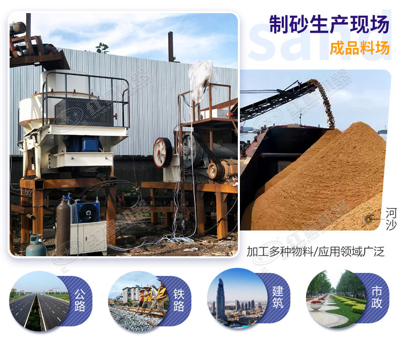 制砂生產(chǎn)線成品質(zhì)量高、效益高