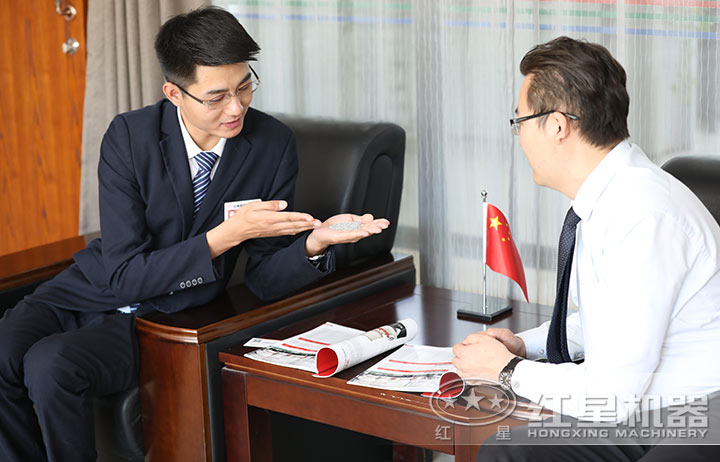 合作共贏，來廠客戶物料展示