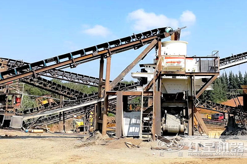 制砂機(jī)成品粒型好，成品多用于建筑工程，道路基建